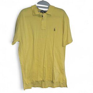 Polo Ralph Lauren Gold Polo Shirt Mens XL Purple Embroidered Logo